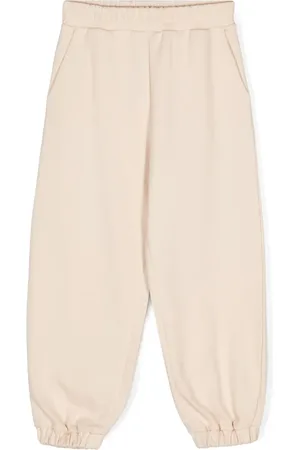 Fendi Logo-patch cotton track pants