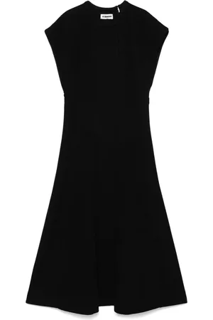 Jil Sander Ribbed midi dress