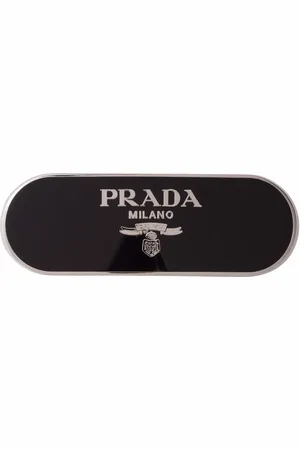 Prada Logo-plaque hair clip