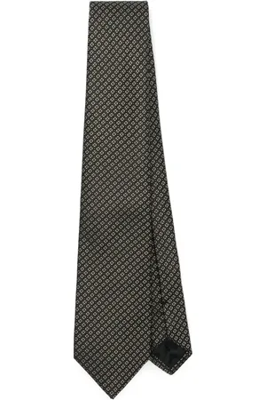 Emporio Armani Patterned-jacquard tie