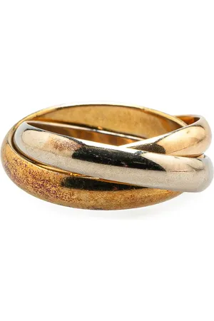 Cartier 20th Century Tricolor 18K Les Must de Trinity Three Band ring