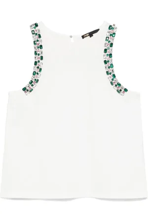 Maje Crystal-embellished tank top