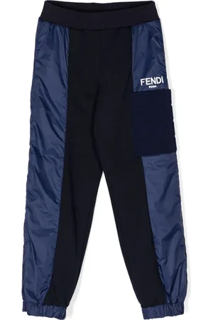 Fendi Logo-print cotton track pants