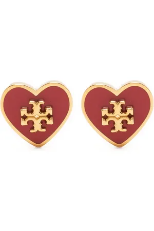 Tory Burch Kira logo-charm earrings