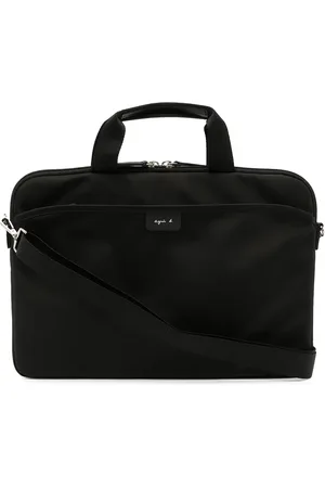AGNÈS B. Logo-tag laptop bag