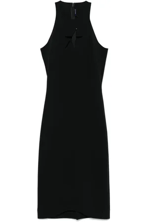 MUGLER Star sleeveless midi dress