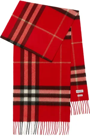 Burberry Check-print cashmere scarf