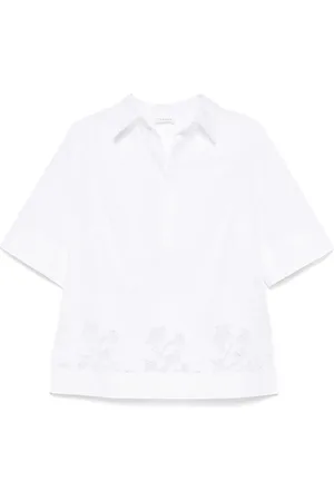 P.A.R.O.S.H. Floral-embroidered blouse
