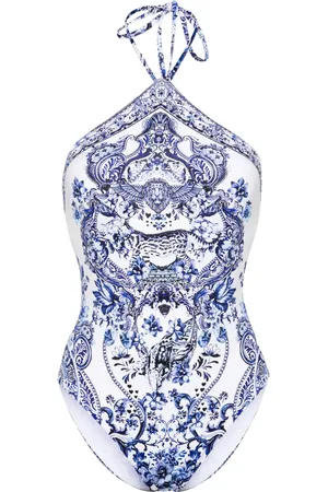 Camilla Glaze And Graze halterneck swimsuit