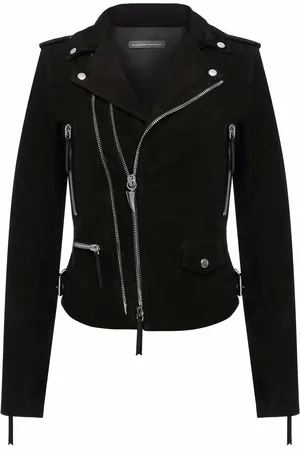 Giuseppe Zanotti Amelia suede biker jacket
