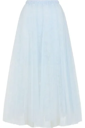 ERMANNO SCERVINO Floral-lace midi skirt