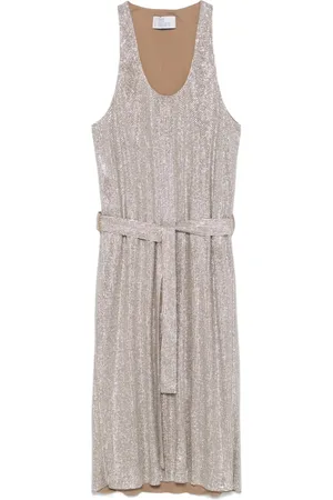 GIUSEPPE DI MORABITO Crystal-embellished midi dress
