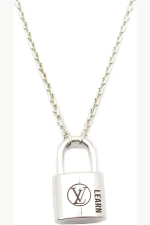 LOUIS VUITTON 2004 Lockit Learn necklace