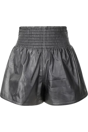 Sportmax Leather shorts