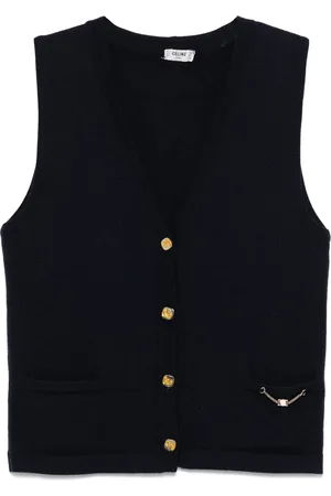 Céline 1970s Triomphe wool vest
