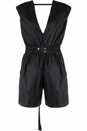 Rick Owens V-neck playsuit