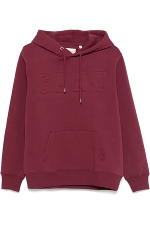 GANT Embossed-logo hoodie
