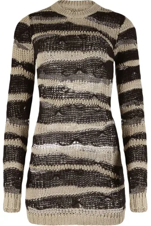 RTA Akamu striped mini dress