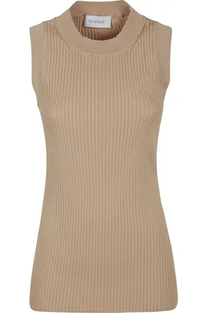 Sportmax Ribbed sleeveless top