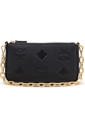 MCM Logo-debossed shoulder bag