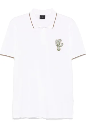 Paul Smith Cactus-embroidery polo shirt