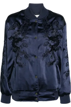 P.A.R.O.S.H. Dragon-embroidered bomber jacket