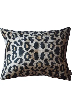 Les-Ottomans Jacquard silk velvet-blend pillow