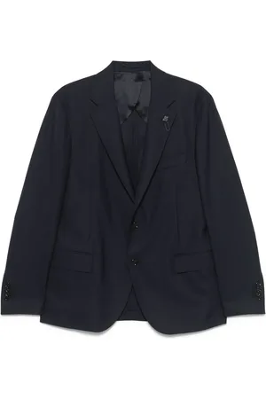 LARDINI Brooch-detail blazer