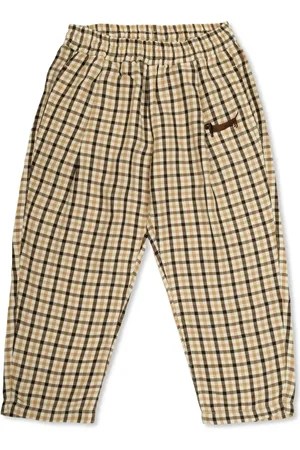 Mini Rodini Check pattern trousers
