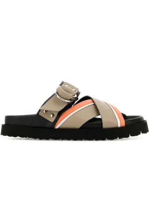 Pierre Hardy Leather Cross Rider sandals