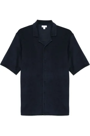 Sunspel Towelling camp-collar shirt
