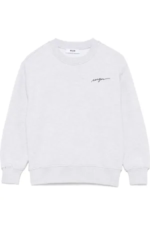 Msgm Logo-embroidered sweatshirt