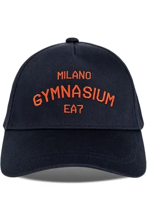 EA7 Logo-embroidered cap