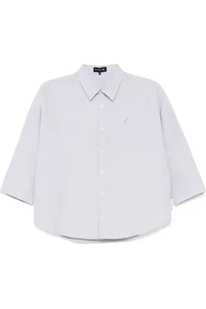AGNÈS B. Batwing Dino oxford shirt
