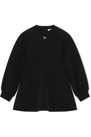 Dolce & Gabbana Logo-plaque sweater dress