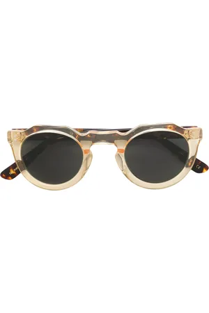 LESCA Round tinted sunglasses