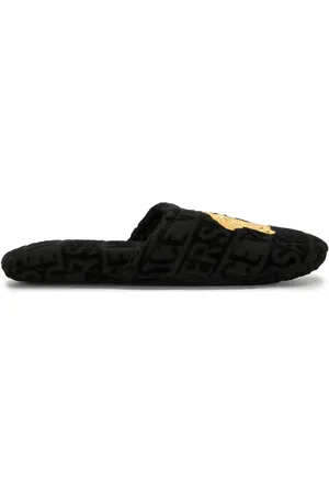 VERSACE Medusa terricloth slippers