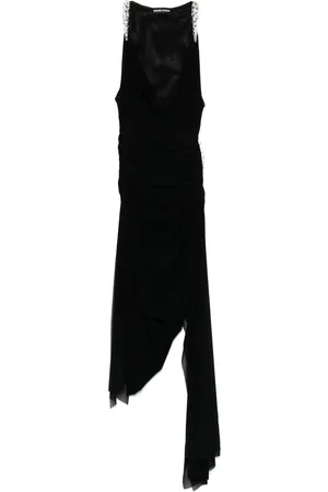 DAVID KOMA Draped maxi dress