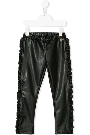 Simonetta Ruffle trim trousers
