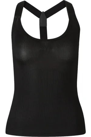 OFF-WHITE Logo-appliqu?? racerbank tank top