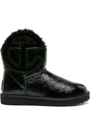 UGG X Telfar logo-patch leather boots