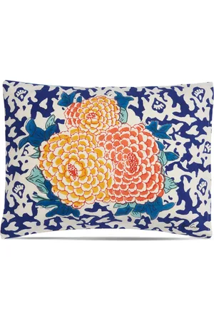 LISA CORTI Arabesque Corolla cotton cushion (40cm x 30cm)