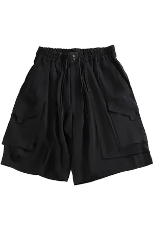 Y-3 Drawstring-fastening shorts
