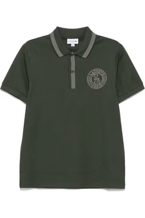Lacoste Badge-print polo shirt