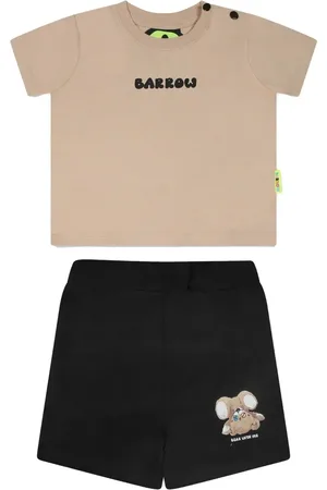 BARROW Bear-print short set