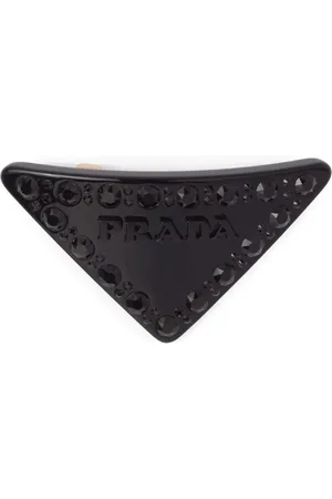 Prada Triangle-logo hair clip