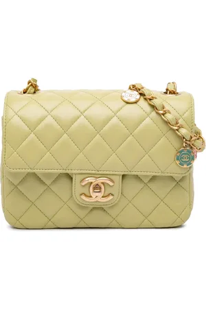 CHANEL 2021-2024 Small Classic Lambskin Casino Royale Charms Single Flap crossbody bag