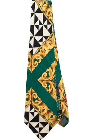 VERSACE 1990s silk tie