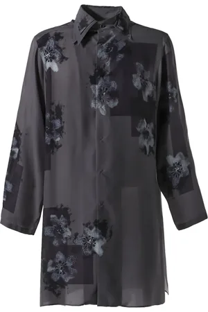 YOHJI YAMAMOTO Floral-print shirt