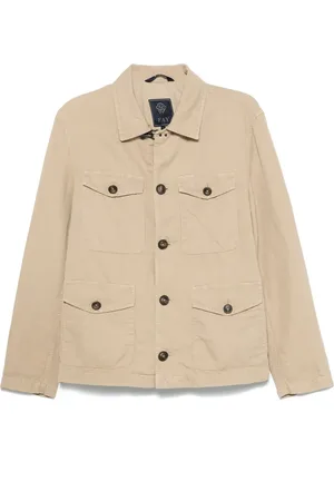 FAY Classic-collar shirt jacket